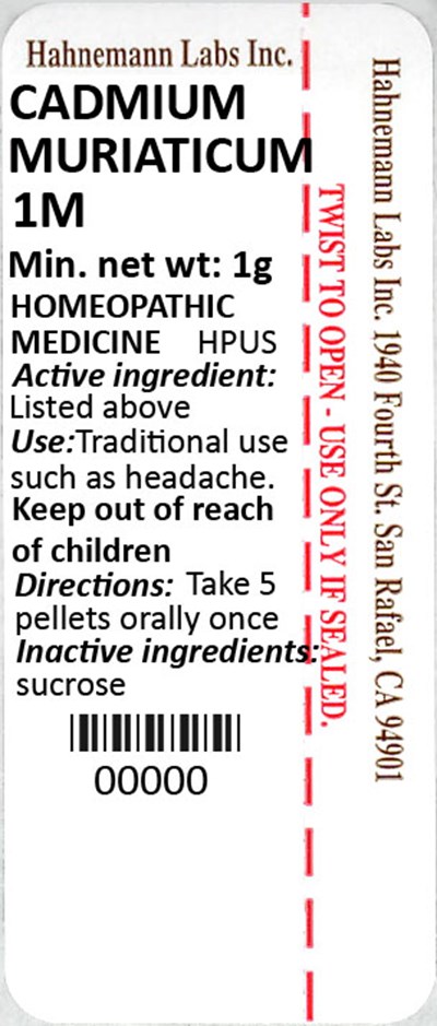Cadmium Muriaticum 1M 1g - Cadmium Muriaticum 1M 1g